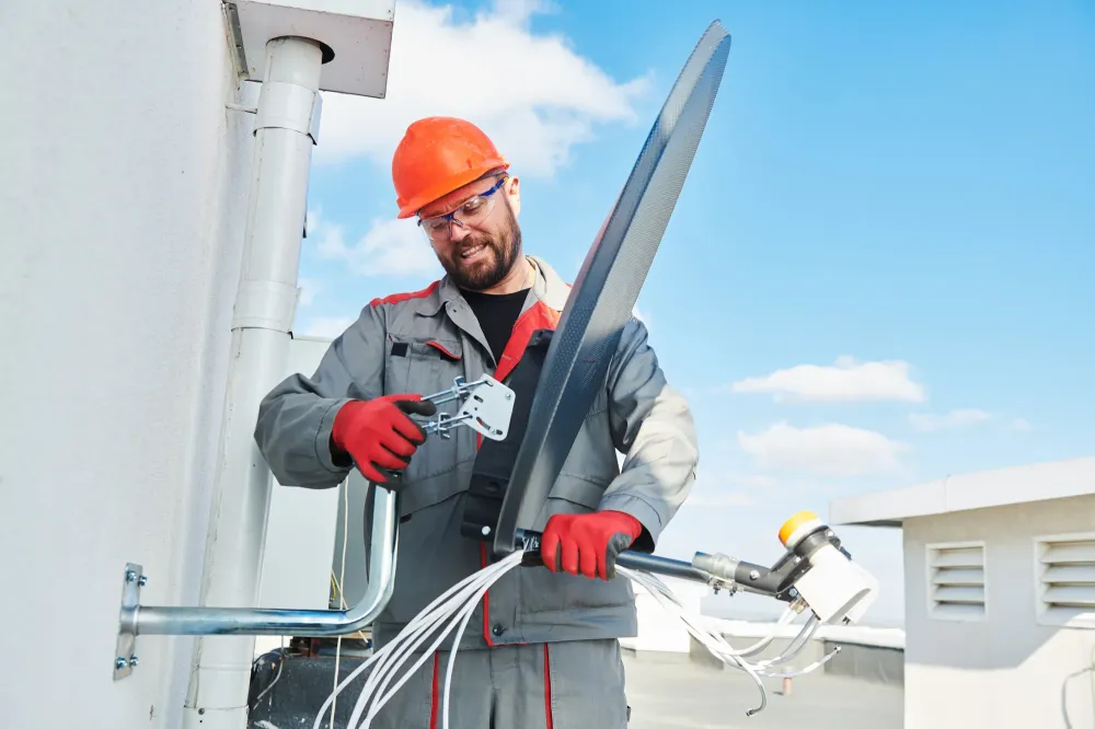 Installation d'antenne à Sainghin-en-Weppes